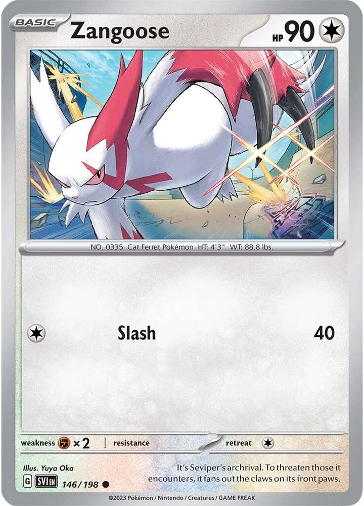 Zangoose (146/198) [Scarlet & Violet: Base Set] Pokémon