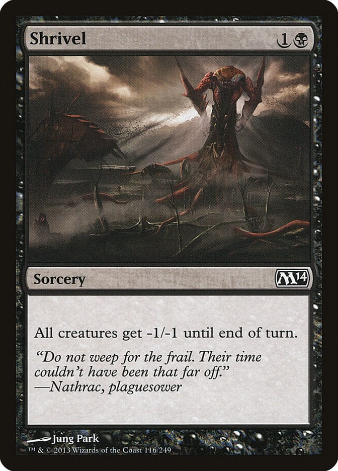Shrivel [Magic 2014] Magic: The Gathering