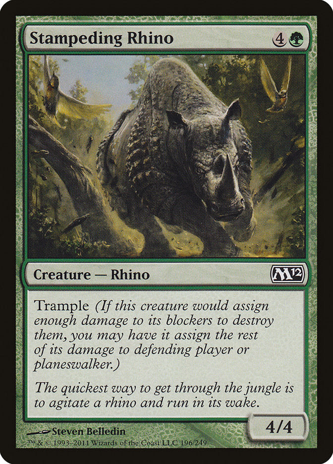 Stampeding Rhino [Magic 2012] Magic: The Gathering