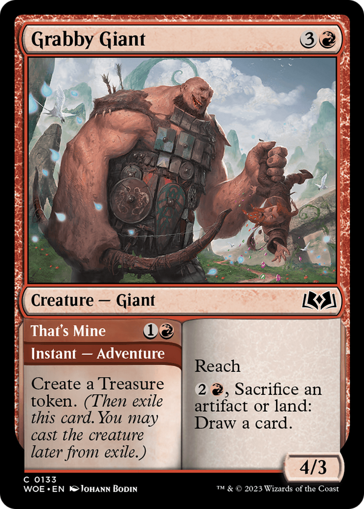Grabby Giant // That's Mine [Wilds of Eldraine] Magic: The Gathering