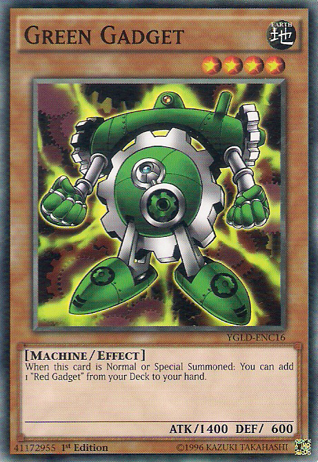 Green Gadget [YGLD-ENC16] Common Yu-Gi-Oh!
