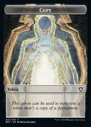 Copy // Thopter (006) Double-Sided Token [The Brothers' War Commander Tokens] Magic: The Gathering
