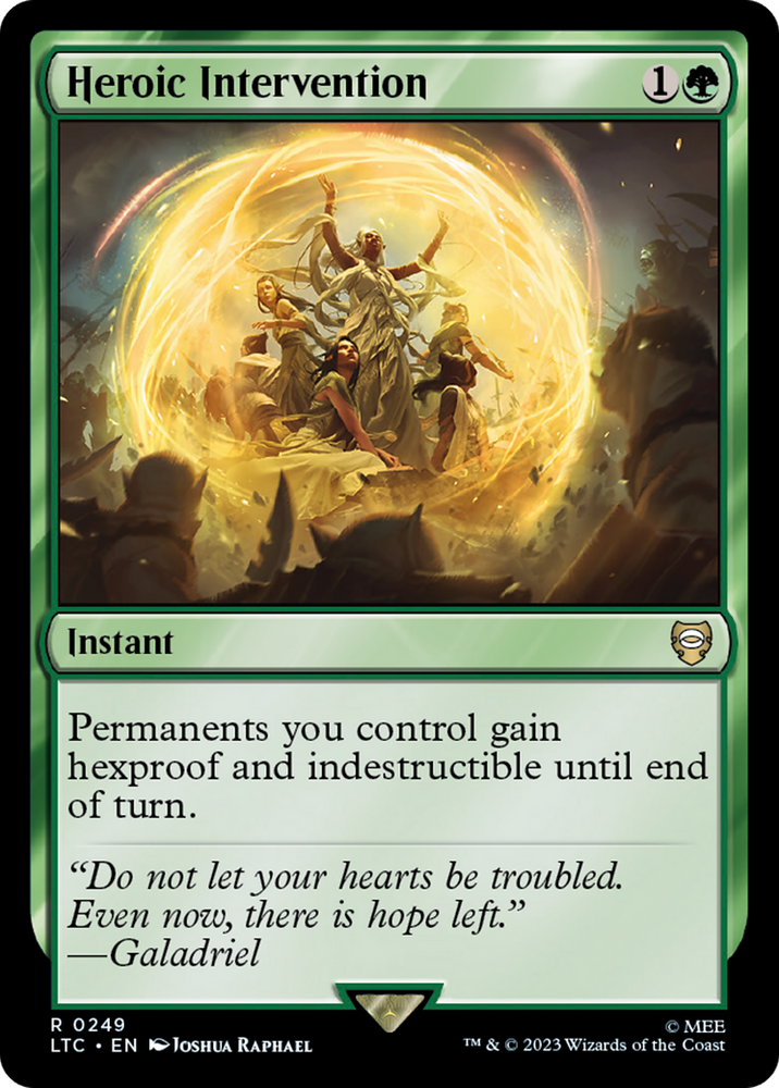 Heroic Intervention [The Lord of the Rings: Tales of Middle-Earth Commander] Magic: The Gathering