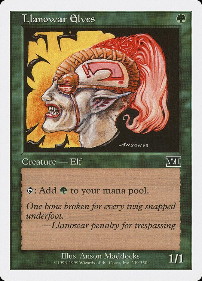 Llanowar Elves [Classic Sixth Edition] Magic: The Gathering