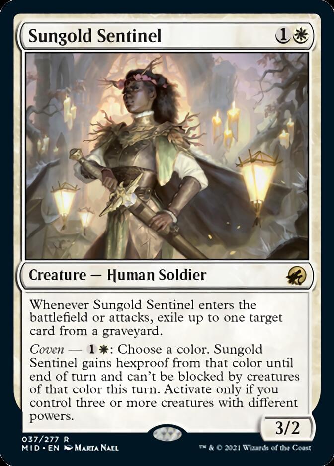 Sungold Sentinel [Innistrad: Midnight Hunt] Magic: The Gathering