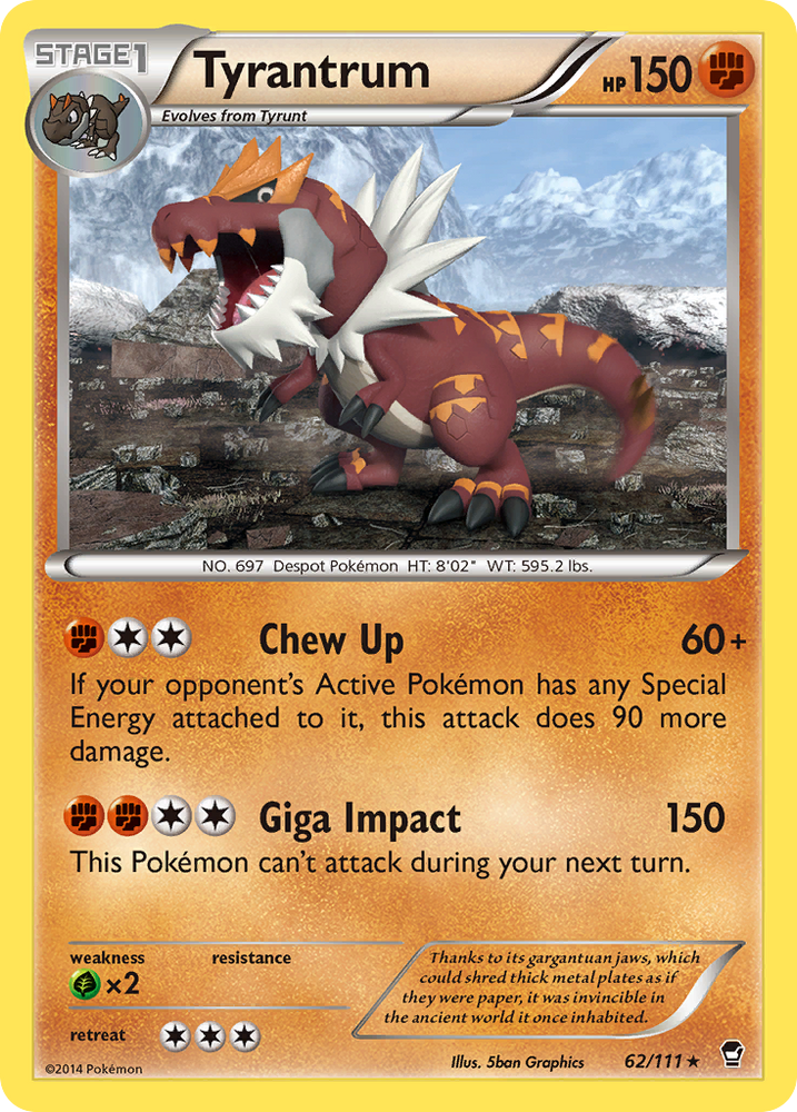Tyrantrum (62/111) [XY: Furious Fists] Pokémon