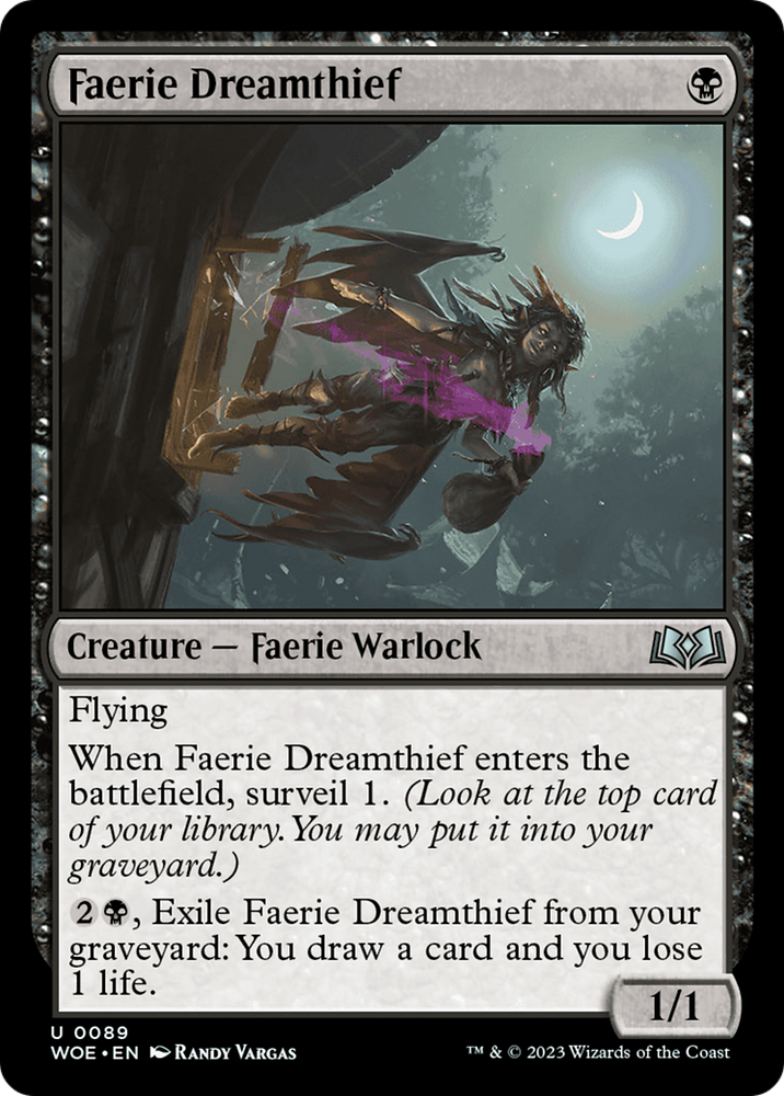 Faerie Dreamthief [Wilds of Eldraine] Magic: The Gathering