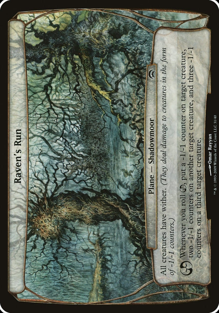 Raven's Run (Planes) [Planechase Planes] Magic: The Gathering