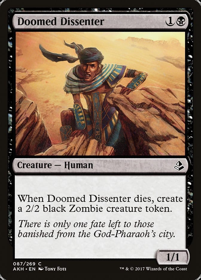 Doomed Dissenter [Amonkhet] Magic: The Gathering