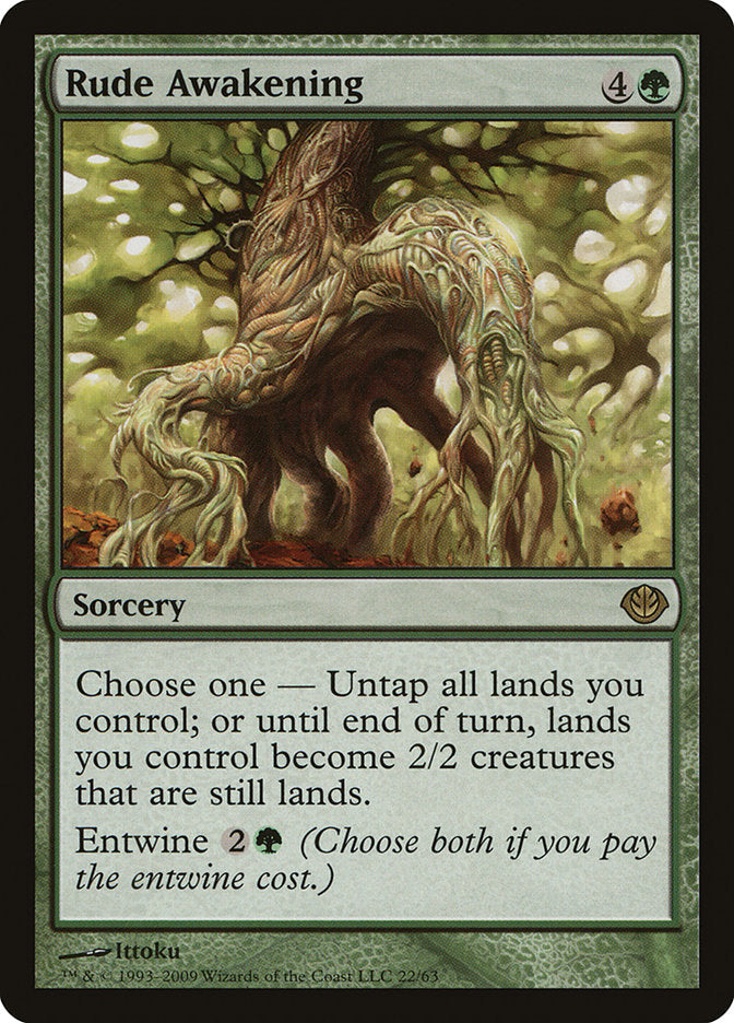 Rude Awakening [Duel Decks: Garruk vs. Liliana] Magic: The Gathering