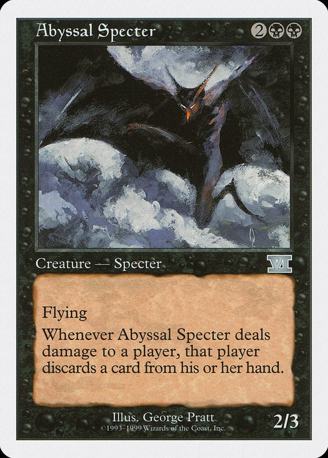 Abyssal Specter [Battle Royale] Magic: The Gathering
