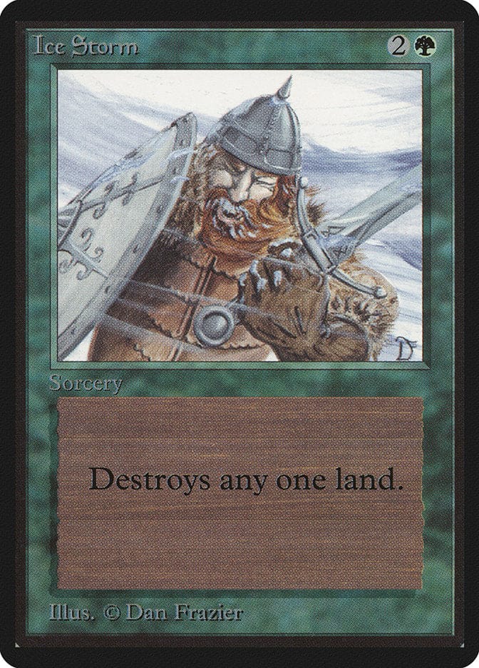 Ice Storm [Beta Edition] Magic: The Gathering