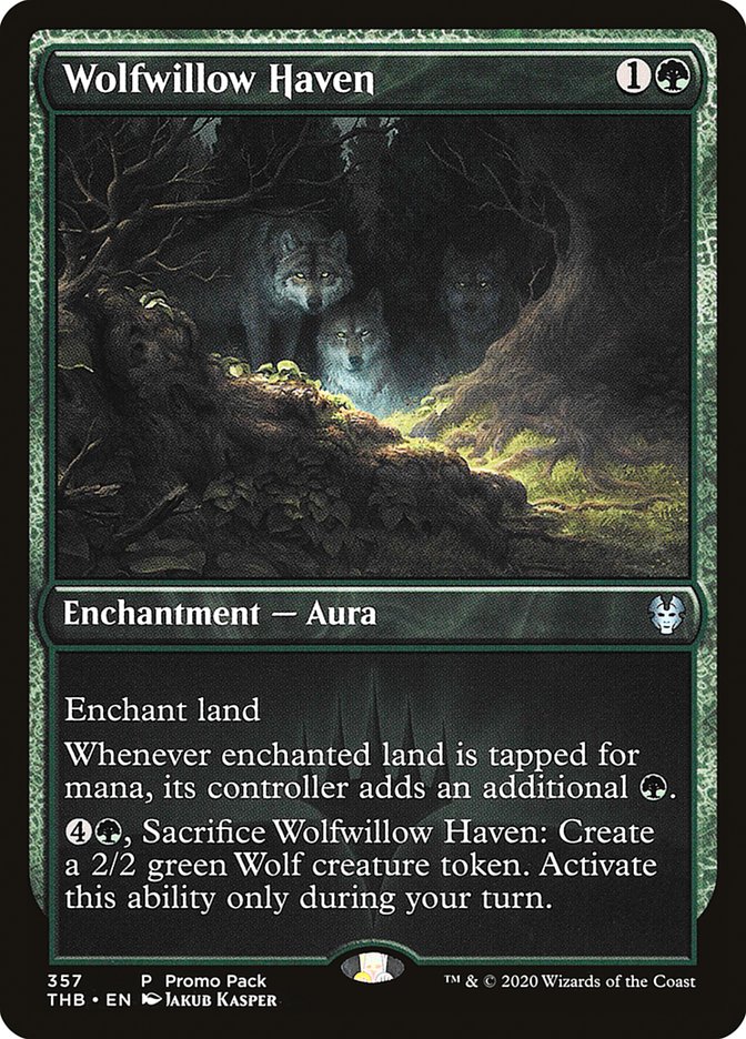 Wolfwillow Haven (Promo Pack) [Theros Beyond Death Promos] Magic: The Gathering