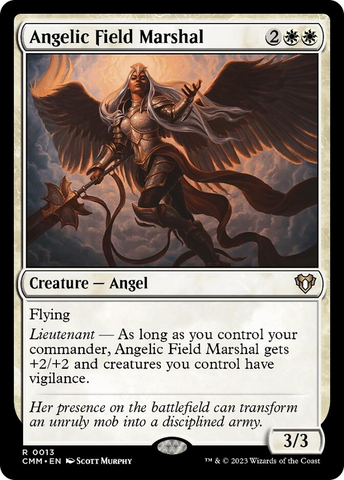 Angelic Field Marshal [Commander Masters] Magic: The Gathering