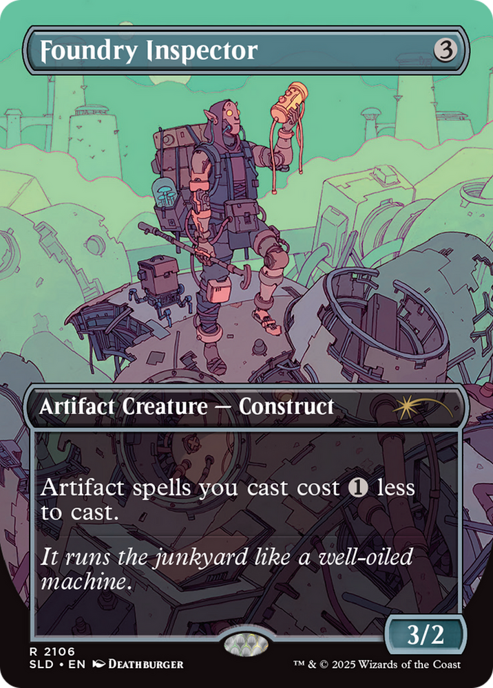 Foundry Inspector (Galaxy Foil) [Secret Lair Drop Series] Magic: The Gathering