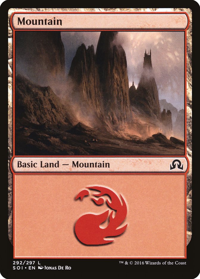 Mountain (292) [Shadows over Innistrad] Magic: The Gathering