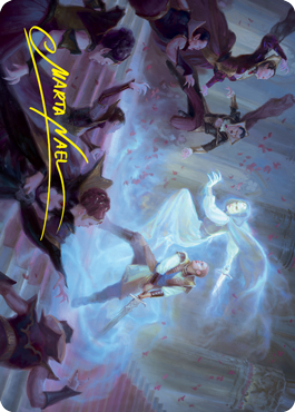 Dorothea's Retribution Art Card (Gold-Stamped Signature) [Innistrad: Crimson Vow Art Series] Magic: The Gathering