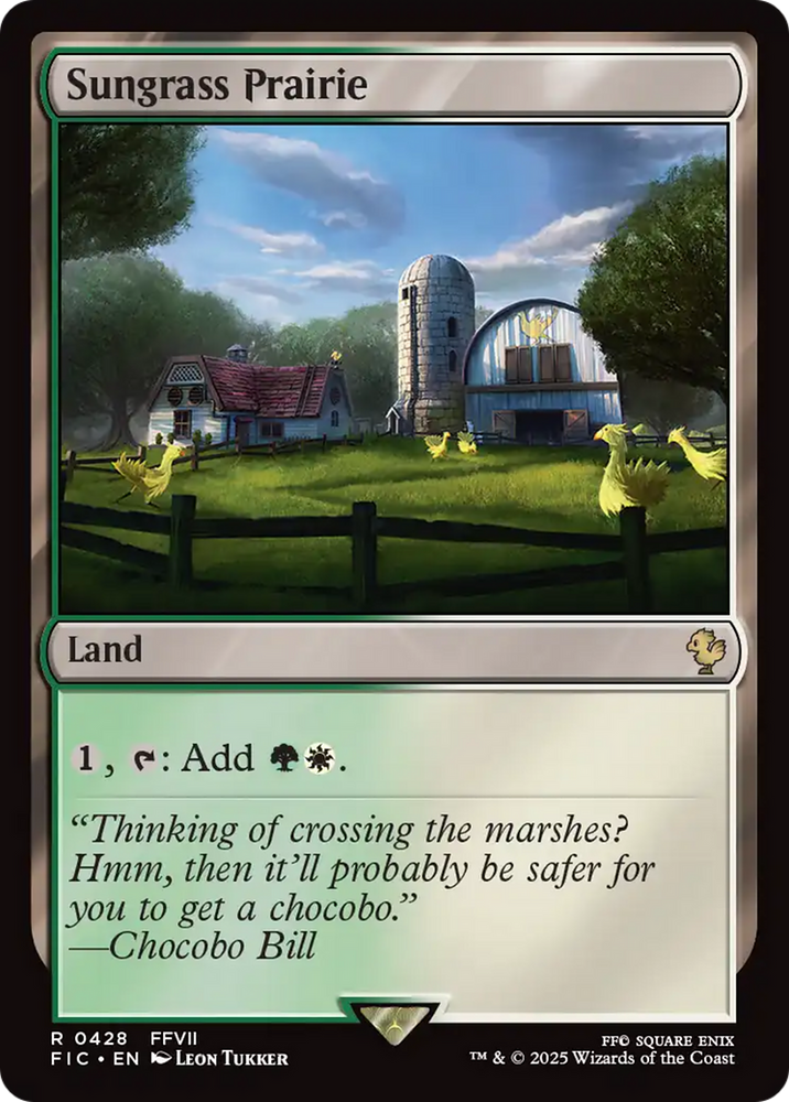 Sungrass Prairie [FINAL FANTASY Commander] Magic: The Gathering