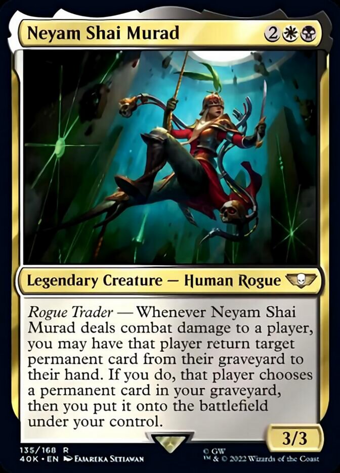 Neyam Shai Murad (Surge Foil) [Warhammer 40,000] Magic: The Gathering