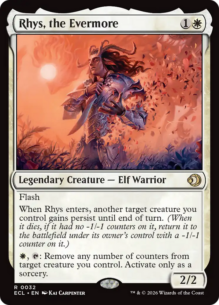 Rhys, the Evermore [Lorwyn Eclipsed] Magic: The Gathering