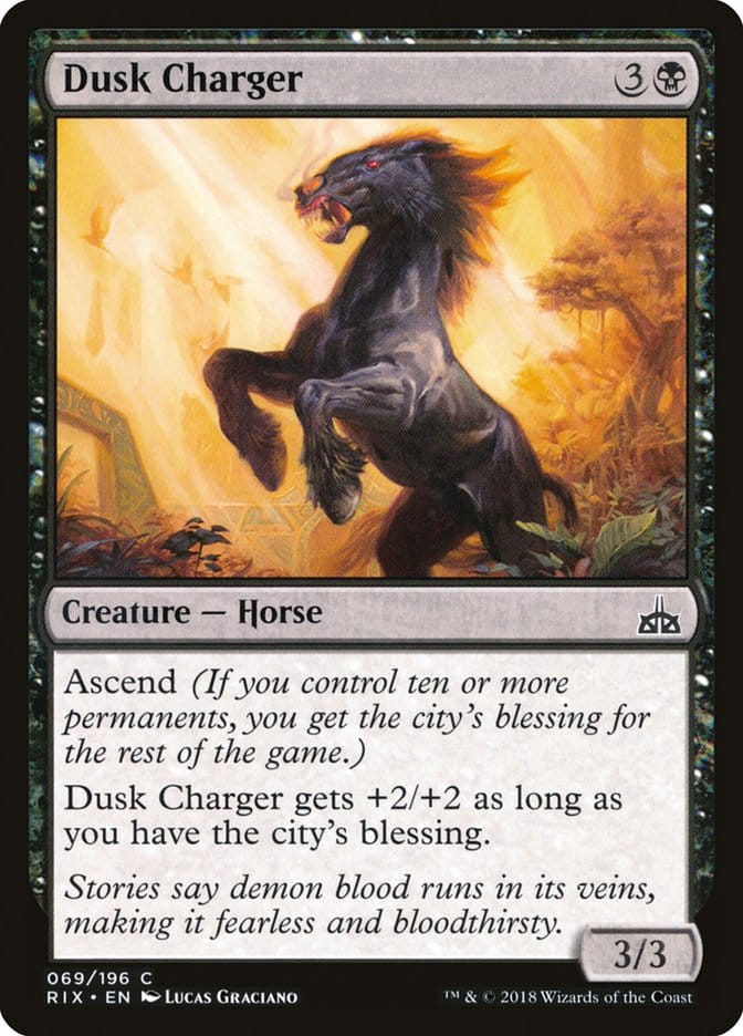 Dusk Charger [Rivals of Ixalan] Magic: The Gathering
