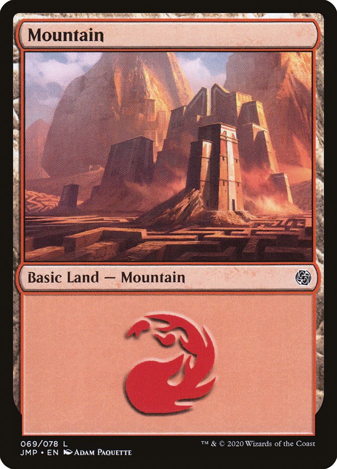 Mountain (69) [Jumpstart] Magic: The Gathering