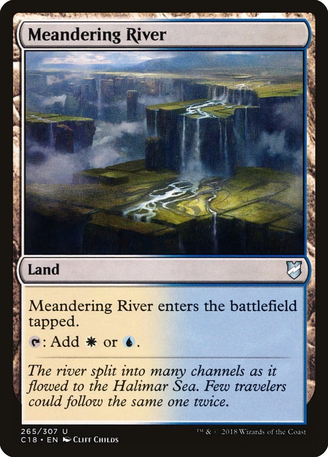 Meandering River [Commander 2018] Magic: The Gathering