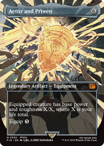 Aettir and Priwen (Borderless) [FINAL FANTASY] Magic: The Gathering