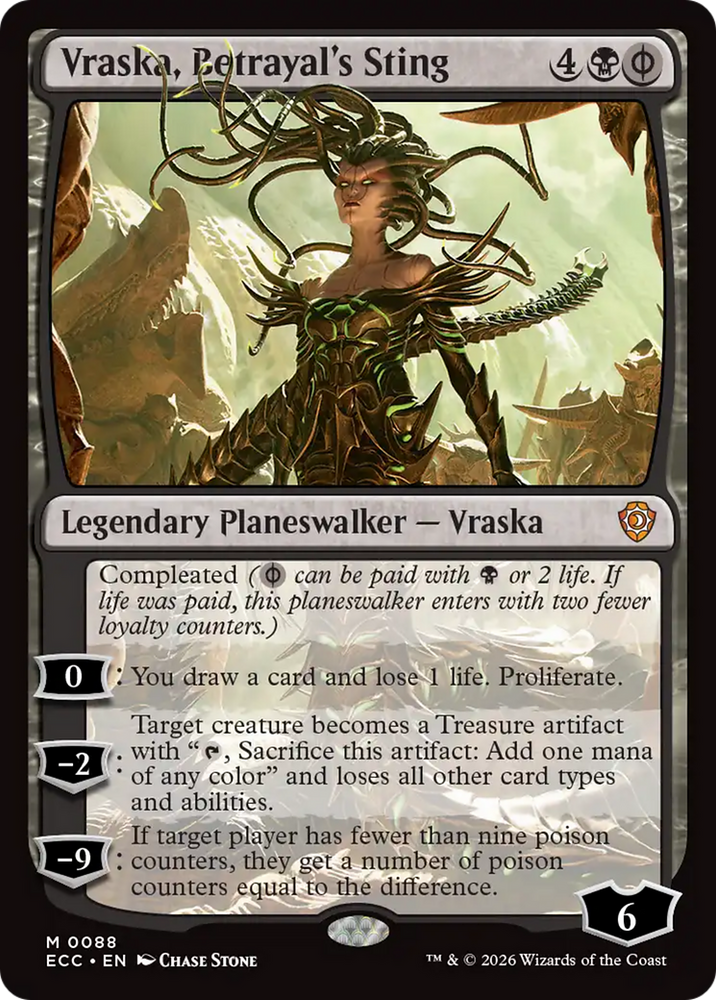 Vraska, Betrayal's Sting [Lorwyn Eclipsed Commander] Magic: The Gathering