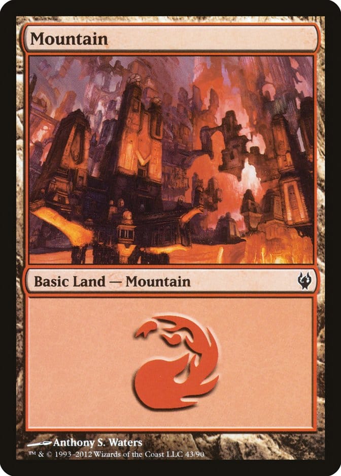 Mountain (43) [Duel Decks: Izzet vs. Golgari] Magic: The Gathering