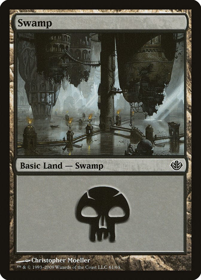 Swamp (61) [Duel Decks: Garruk vs. Liliana] Magic: The Gathering