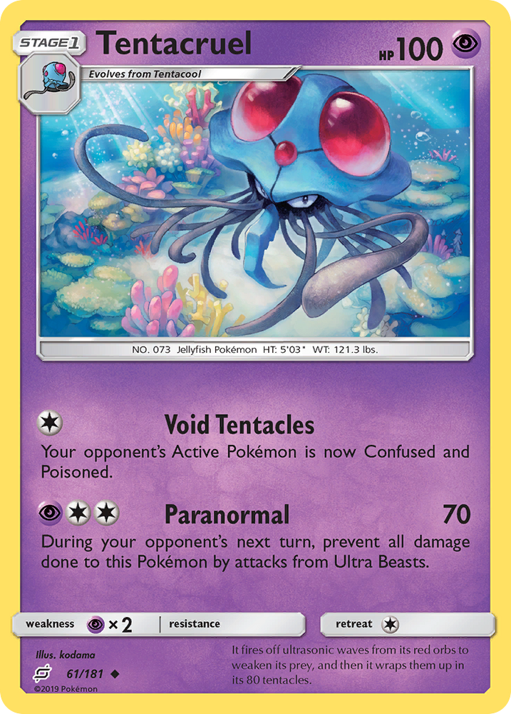 Tentacruel (61/181) [Sun & Moon: Team Up] Pokémon