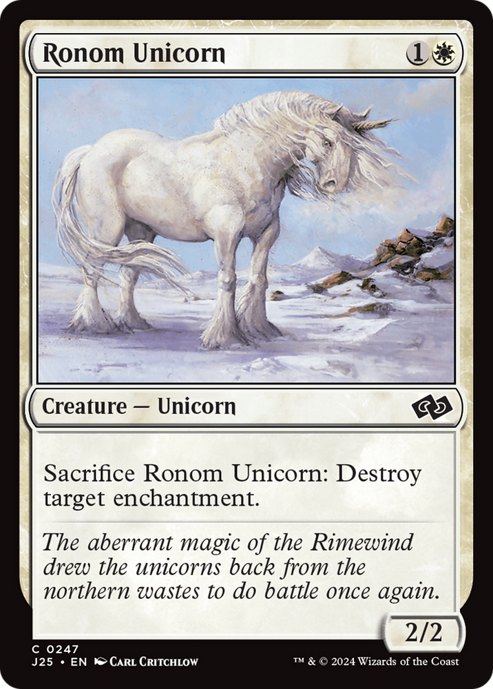 Ronom Unicorn [Foundations Jumpstart] Magic: The Gathering