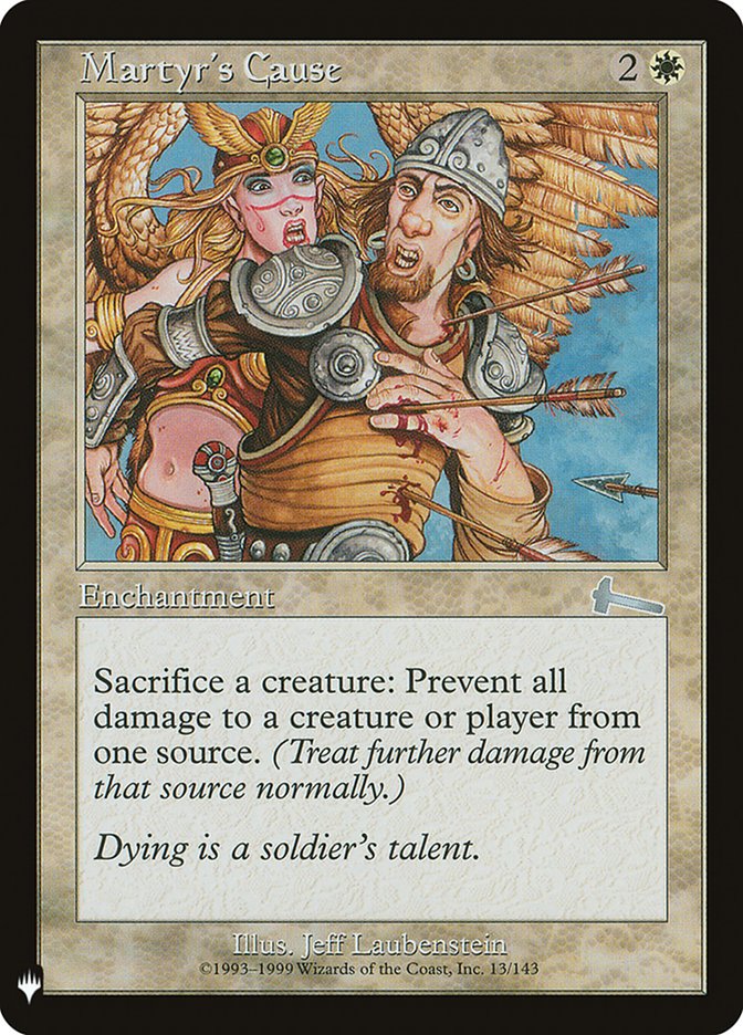 Martyr's Cause [Mystery Booster] Magic: The Gathering