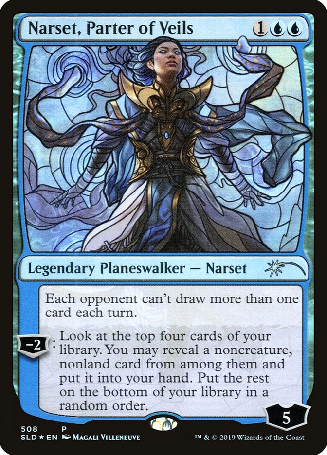 Narset, Parter of Veils (Stained Glass) [Secret Lair Drop Promos] Magic: The Gathering