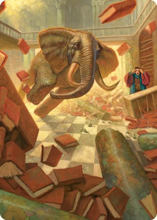 Generous Gift Art Card [Commander Masters Art Series] Magic: The Gathering