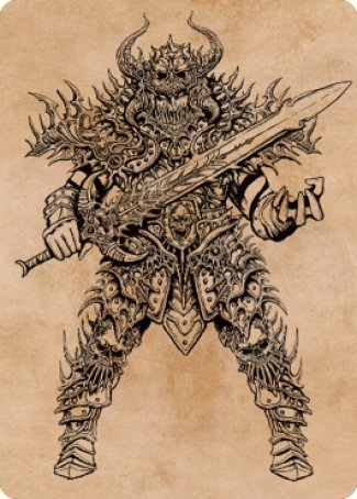 Sarevok, Deathbringer Art Card [Commander Legends: Battle for Baldur's Gate Art Series] Magic: The Gathering