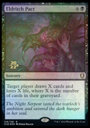 Eldritch Pact [Commander Legends: Battle for Baldur's Gate Prerelease Promos] Magic: The Gathering