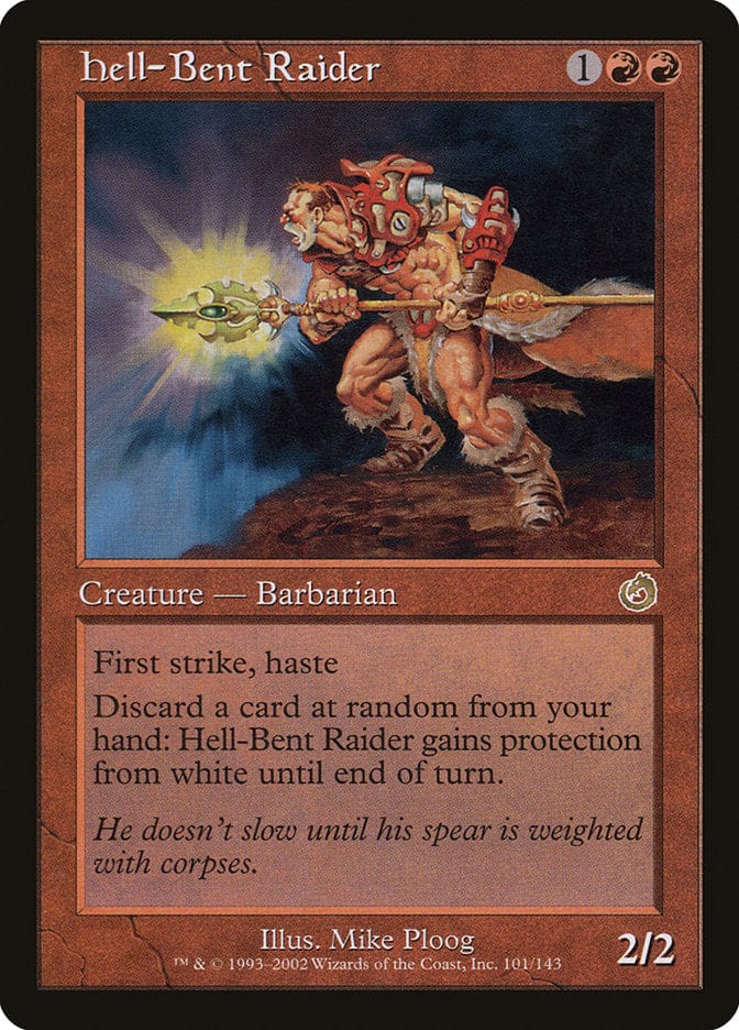Hell-Bent Raider [Torment] Magic: The Gathering
