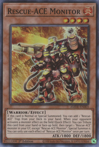 Rescue-ACE Monitor [AMDE-EN003] Super Rare - Yugioh Cards For Your TCG Needs!