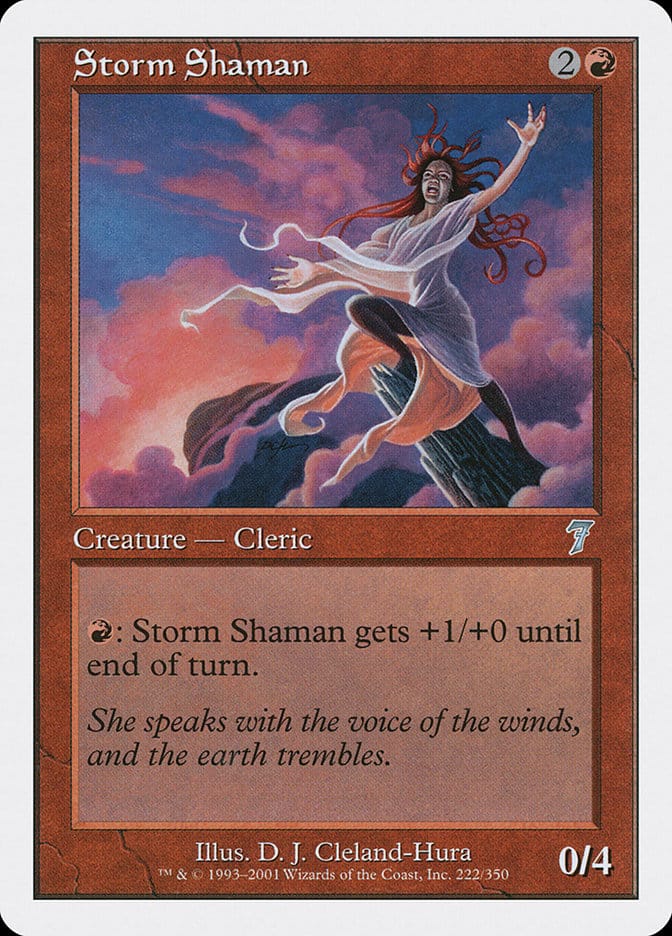 Storm Shaman [Seventh Edition] Magic: The Gathering
