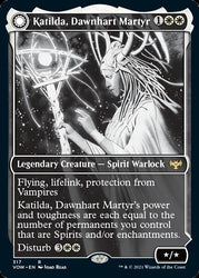Katilda, Dawnhart Martyr // Katilda's Rising Dawn (Showcase Eternal Night) [Innistrad: Crimson Vow] Magic: The Gathering