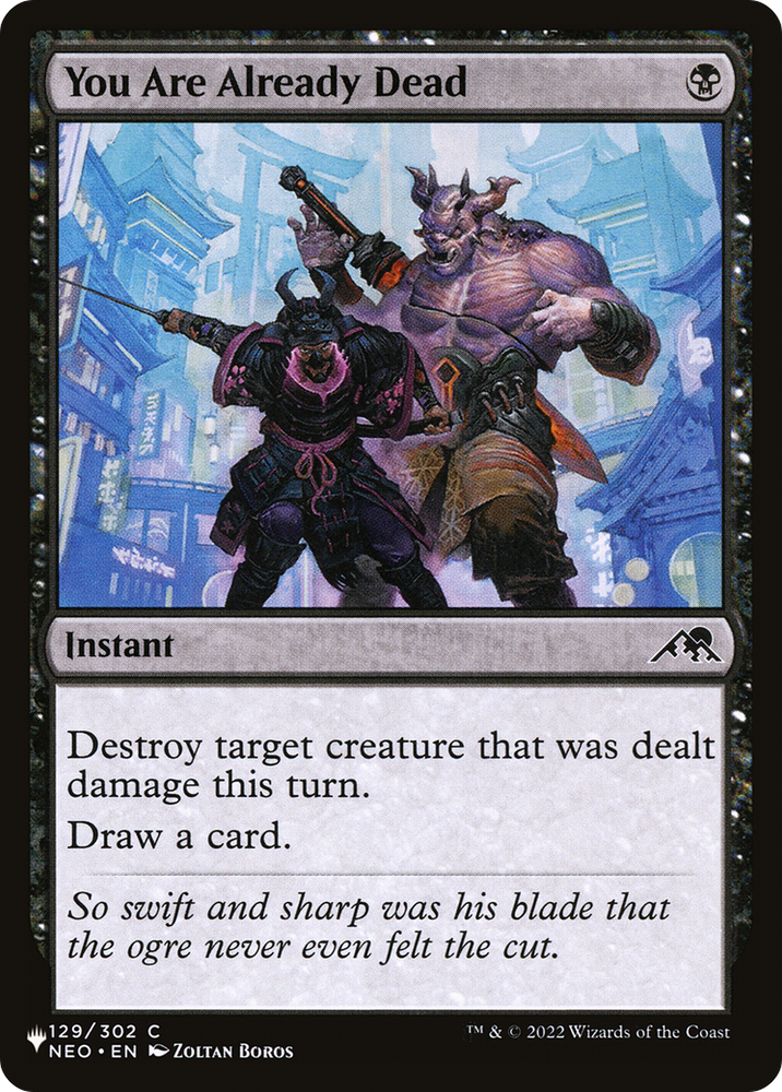 You Are Already Dead [The List] Magic: The Gathering