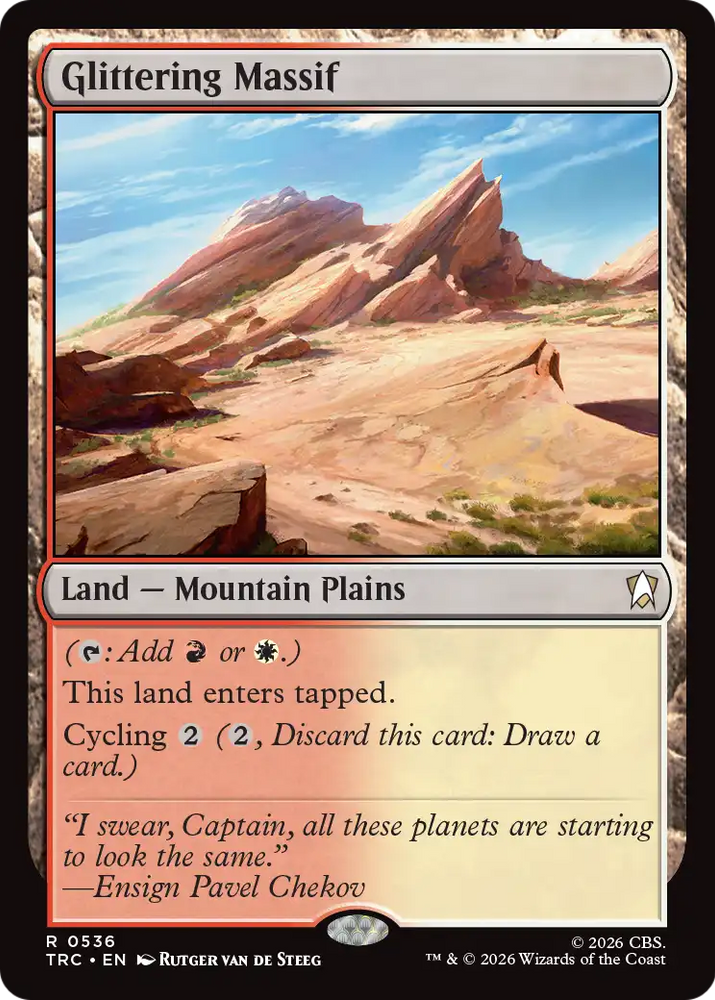 Glittering Massif (Surge Foil) [Star Trek Commander]