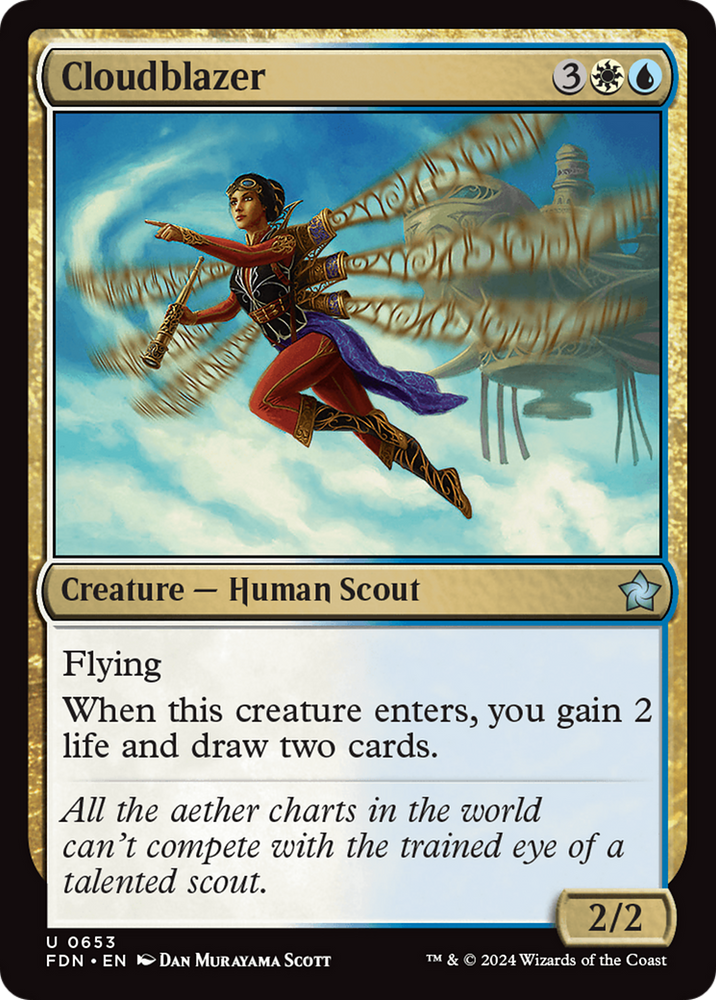 Cloudblazer [Foundations] Magic: The Gathering
