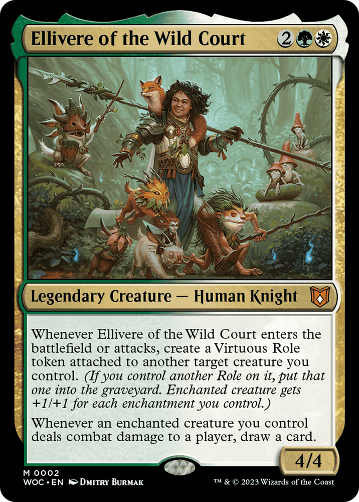 Ellivere of the Wild Court [Wilds of Eldraine Commander] Magic: The Gathering