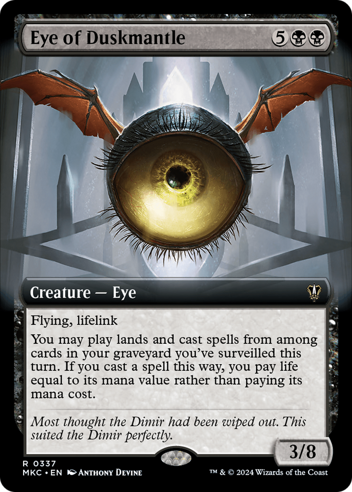 Eye of Duskmantle (Extended Art) [Murders at Karlov Manor Commander] Magic: The Gathering