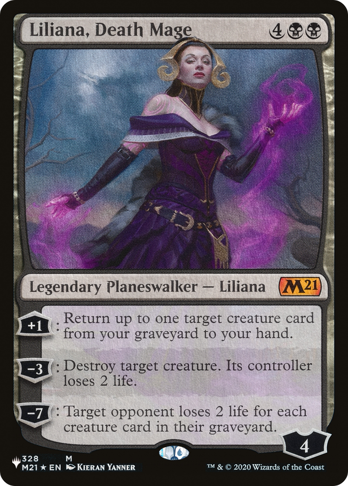 Liliana, Death Mage [The List] Magic: The Gathering