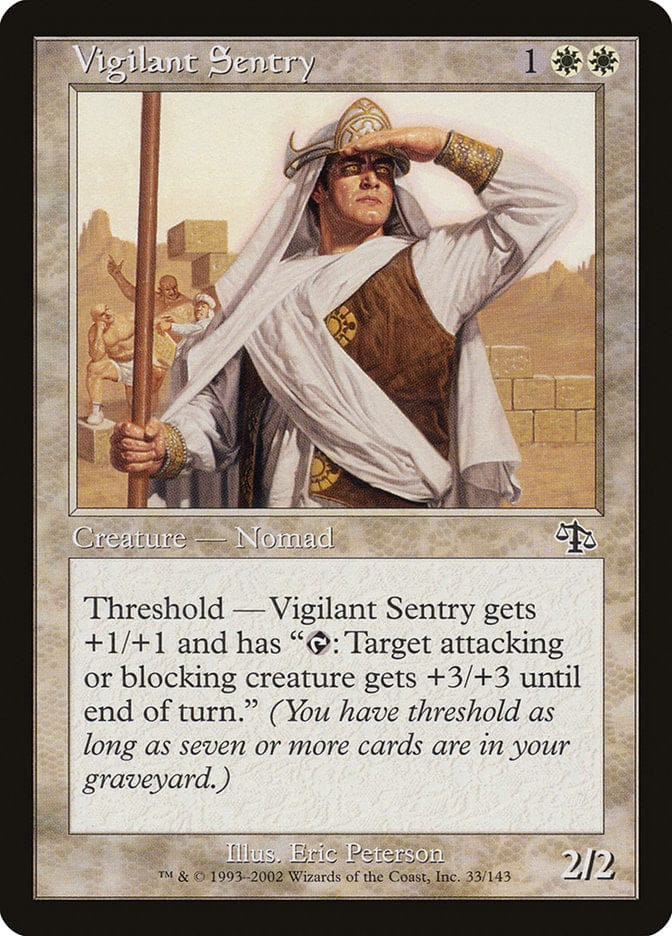 Vigilant Sentry [Judgment] Magic: The Gathering