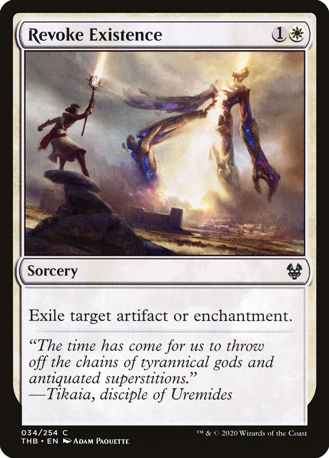 Revoke Existence [Theros Beyond Death] Magic: The Gathering